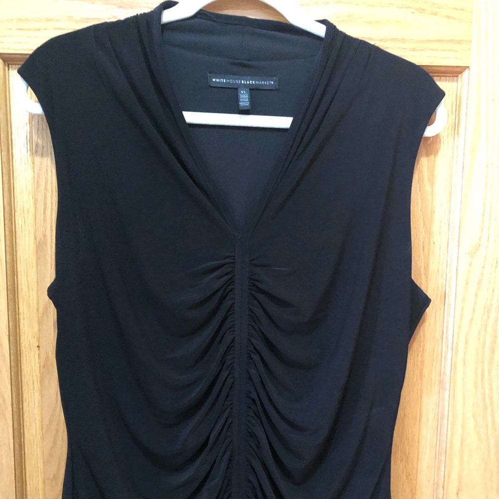 White House Black Market, black camisole/ tank. XL, TTS. Like new.